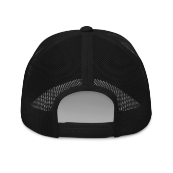 retro trucker hat black back 679979fc59209 | JackedApe