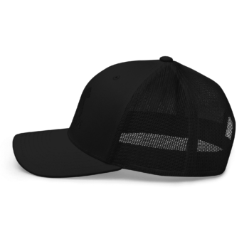 Mesh Trucker Cap White Logo - atmungsaktives Mesh auf der Rückseite und verstellbarer Schnappverschluss | JackedApe