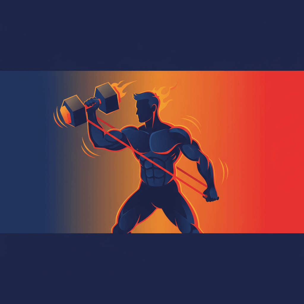 Fitnessgeschenke Männer Silhouette
